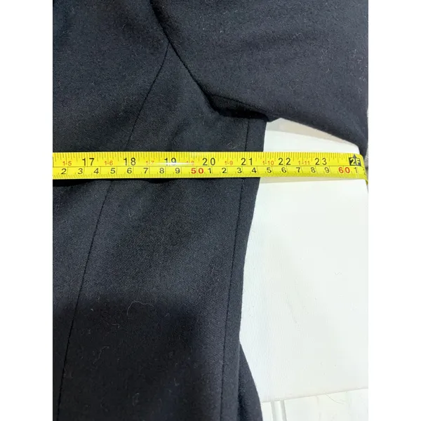 Vintage Pendleton Classic Virgin Wool Blazer Black Made USA Size 14 Fall‎ Autumn - Image 8