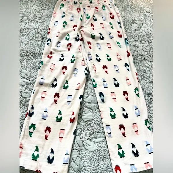 NWOT Joyspun Holiday Gnome Print Brushed Flannel Pajama Longe Pants – Small - Image 4