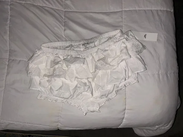 White Bloomer Shorts - Image 3