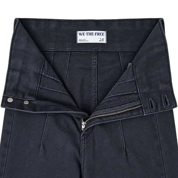 Free People We The Free Jayde Flare High Rise Black Jeans Festival Y2K 28 - Image 5