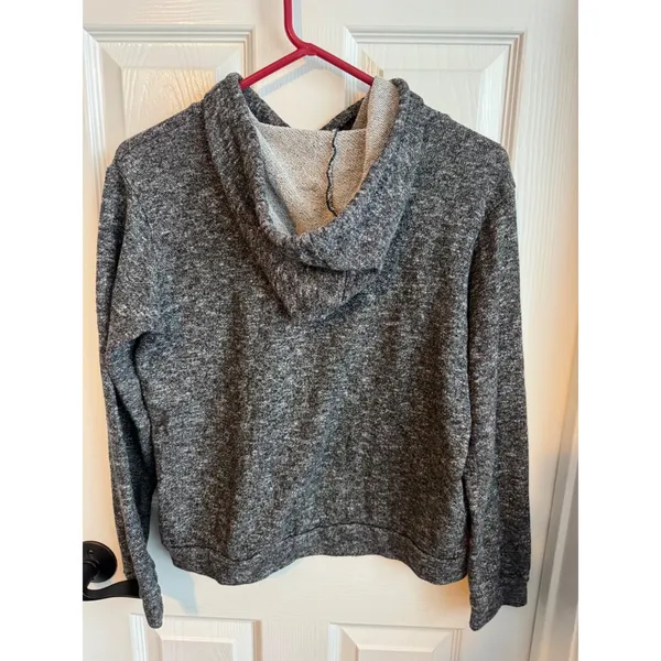 Forever 21 Marled‎ Hoodie Gray Lightweight Pullover Size Small - Image 5
