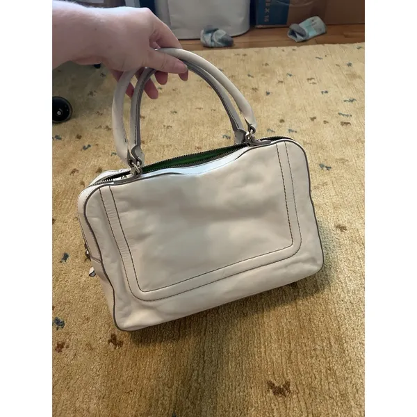 Kate Spade New York Mott Street Fisher Bag Cream Satchel Purse Chic Career - Image 2