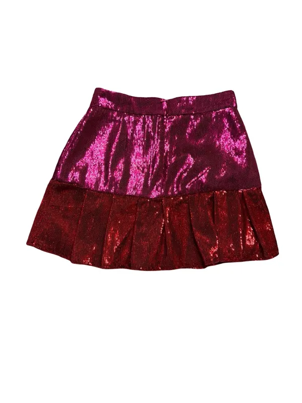 ✨ Queen of Sparkles Two Tone Sequin Mini Skirt Size Small ✨ - Image 5