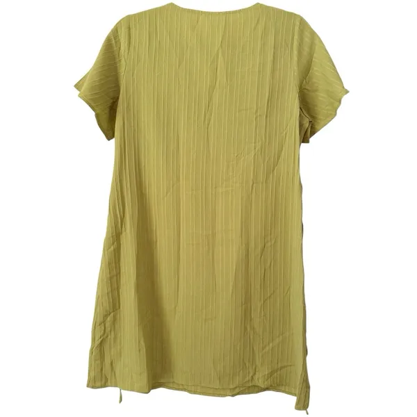 NWD Cupshe Lime Green Flared Sleeve Mini Dress Size Medium - Image 5