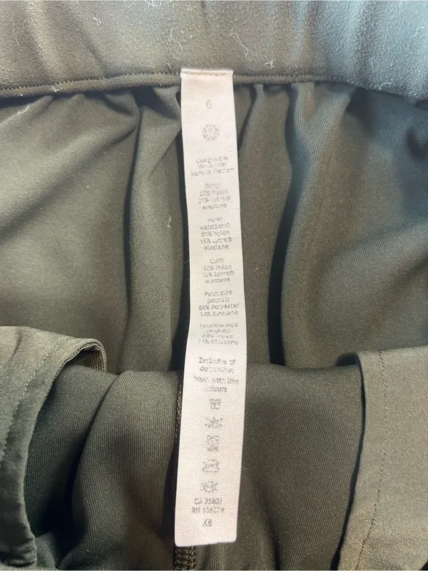 Lululemon Stretch High Rise Women's Jogger in Dark Olive Size 6 - Image 5