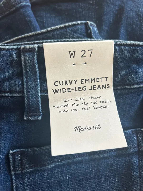 Madewell The Curvy Emmett Wide-Leg Jeans - Image 5