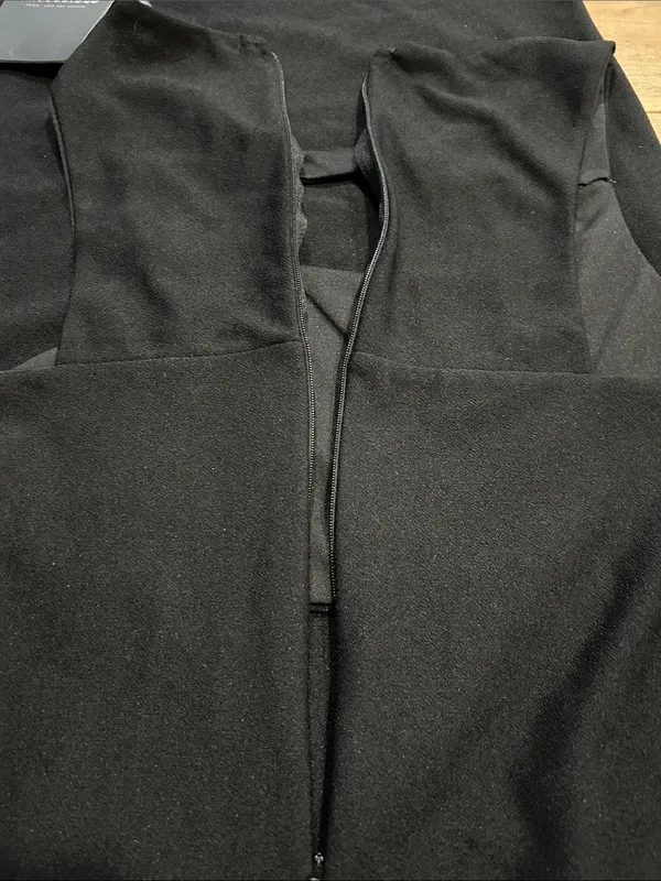 Missguided Black Cutout Bodycon Midi Dress Size 6 Sleeveless Cocktail Party - Image 10