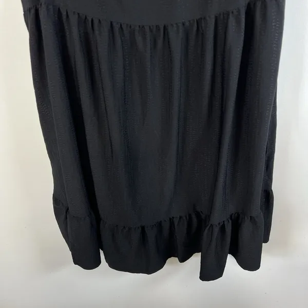 Anthropologie x Maeve Shira Tiered Tunic‎ Dress Women's Size Small Black Casual - Image 11