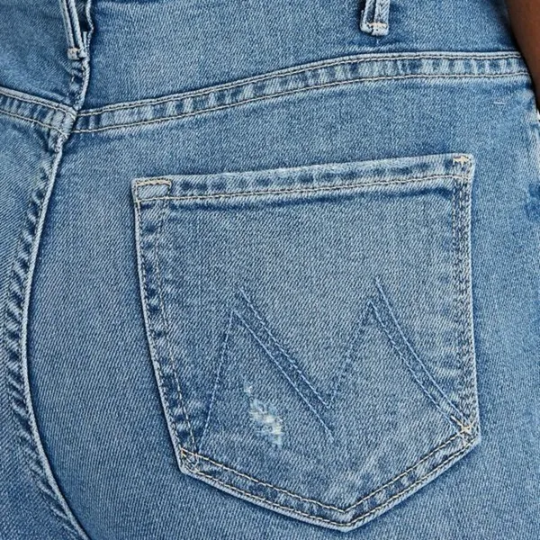MOTHER The Hustler Ankle Fray Jeans Understudy NWT Size 25 - Image 3