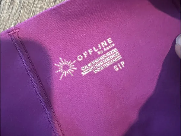 Aerie real me extra bootcut Vibrant Purple Flared Leggings - Image 8