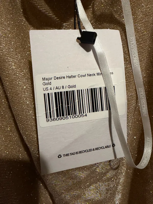 Princess Polly Major Desire Halter Cowl neck dress - Image 3