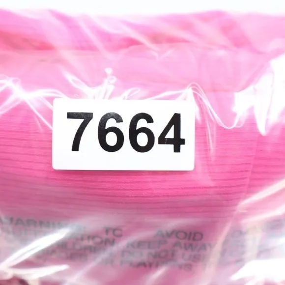 Naked Wardrobe Hot Pink Ribbed Split Hem Pants Womens Small - Image 9