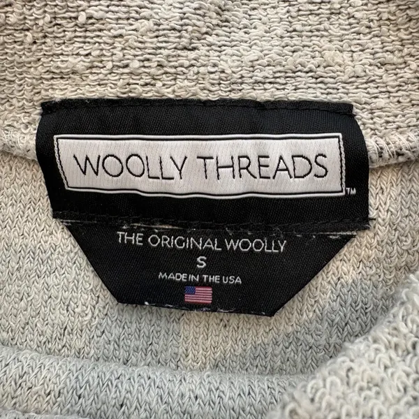 Woolly Threads Texas A&M University Mock‎ Neck Pullover Sweater Gray Size Small - Image 4