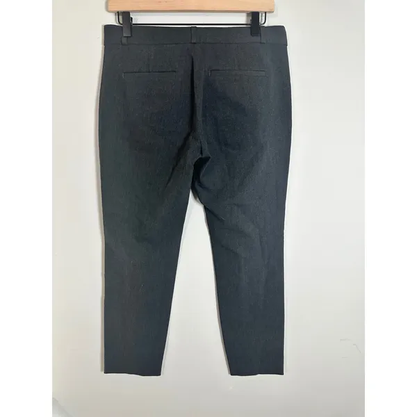 Banana Republic Sloan Slim Ankle Pants Gray Black Tuxedo Side Stripe Womens‎ 4 - Image 5