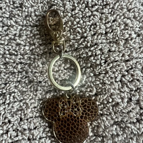 Disney Brown Gold Keychain Accessory - Image 2