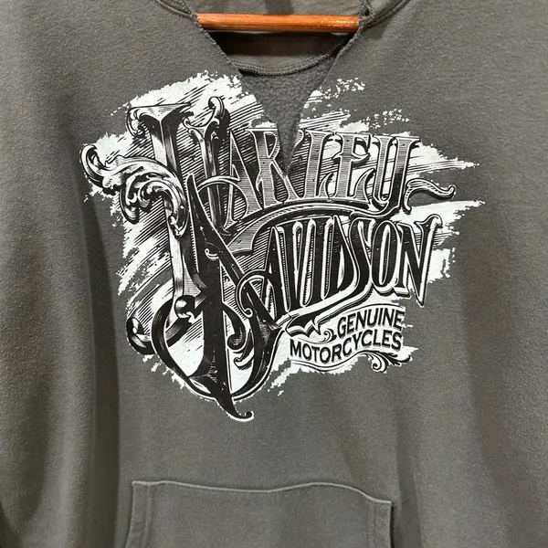 Harley-Davidson Gray Graphic Sweatshirt - Image 2