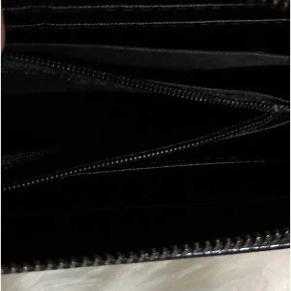NEW Black Studded Zip Around Wallet - Image 2