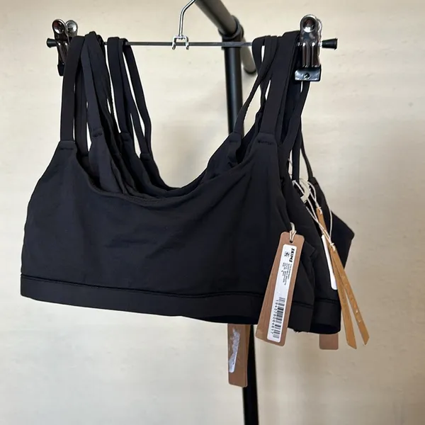 SKIMS Fits Everybody Scoop‎ Neck Bralette Onyx Black XS BR-SCN-2025 NWT - Image 2