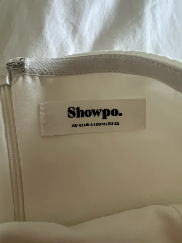 Showpo Mini Dress White - Image 3