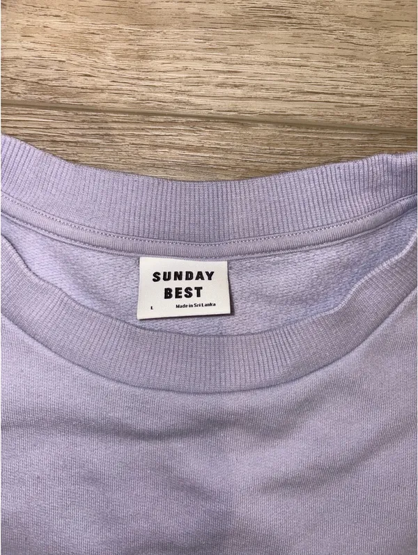 Sunday Best Aritzia Lilac Sweatshirt - Image 3