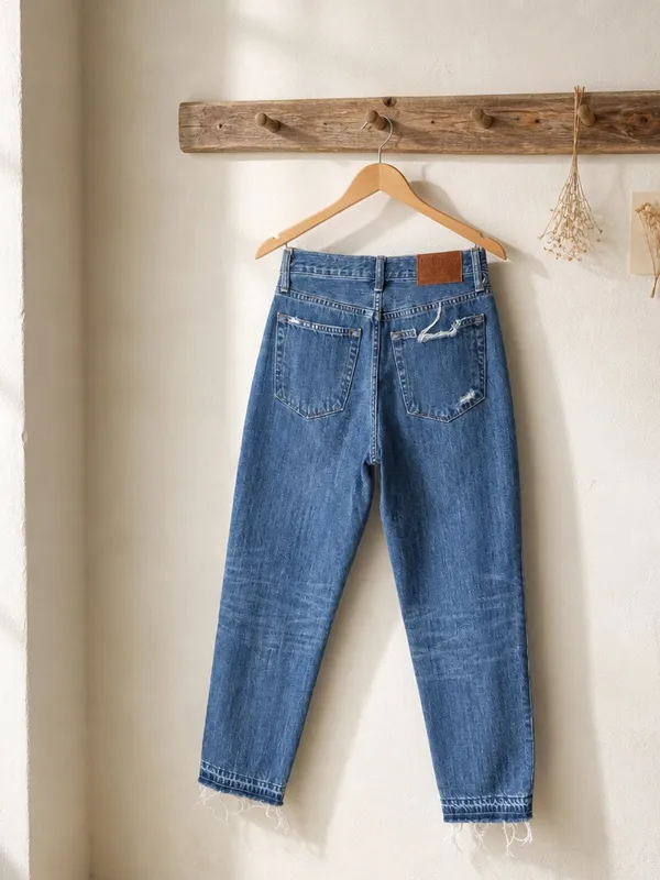 Lucky Brand Rust Jacket with Blue Washed Ankle Jeans - Image 3