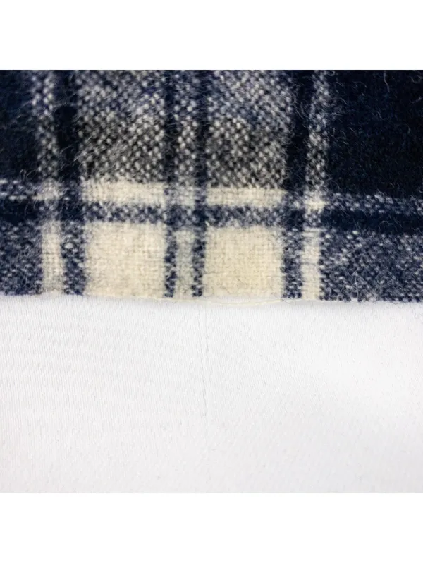 Pendleton Vintage Green Plaid Wool Scarf Unisex Men Women US - Image 8
