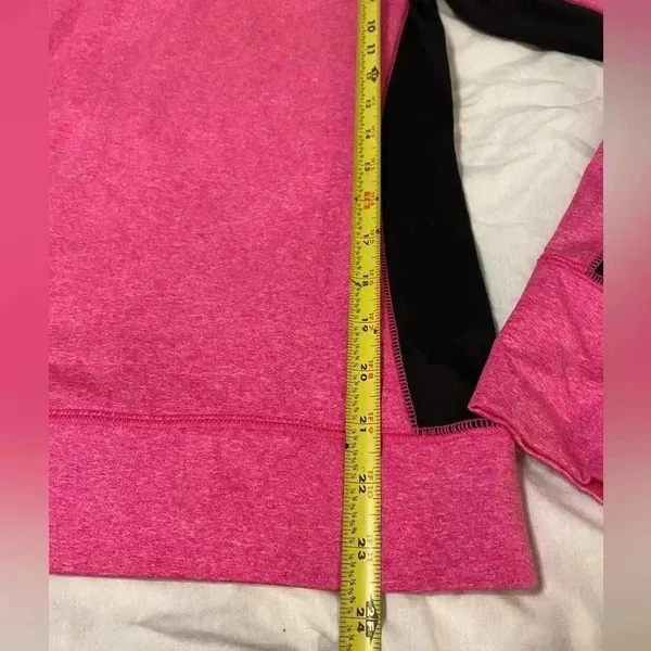 Victoria's‎ Secret Pink Ultimate 1/4 Zip Pullover Jacket Pink Black Small - Image 10