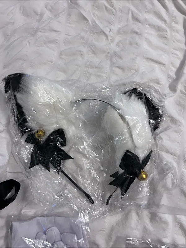 NWOT Anime French Cat Maid Halloween Sexy Dress Up Costume Size Adult Medium - Image 6
