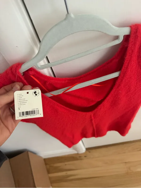 Free People Intimately Keep Me Warm Crop Sweater - Image 6