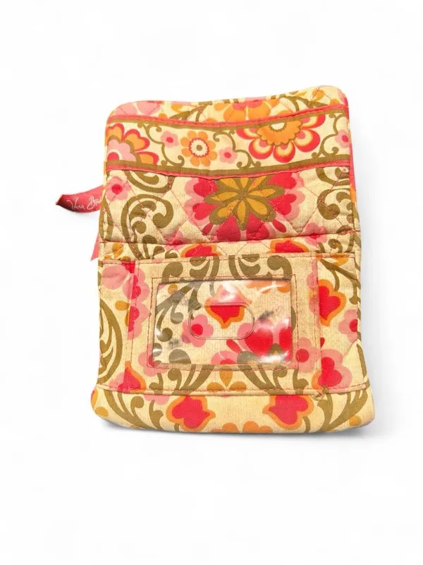 Vera Bradley Quilted Cotton Kisslock Wallet Floral Retro Kitschy Wallet 70 Style - Image 4