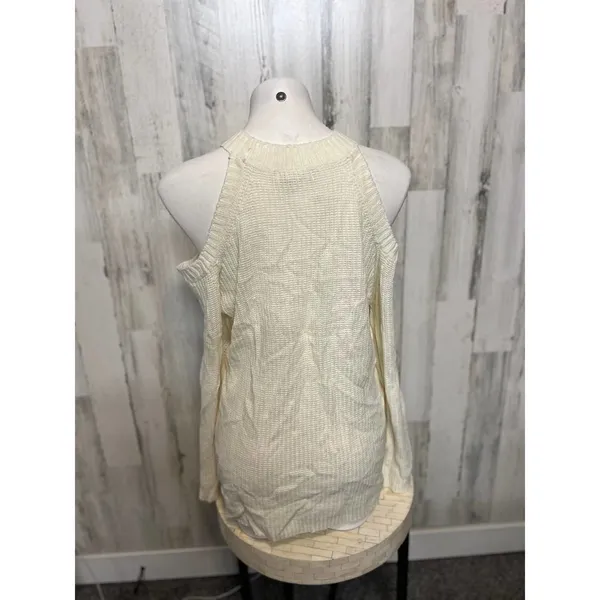 White off the shoulders sweater White Size XL - Image 3