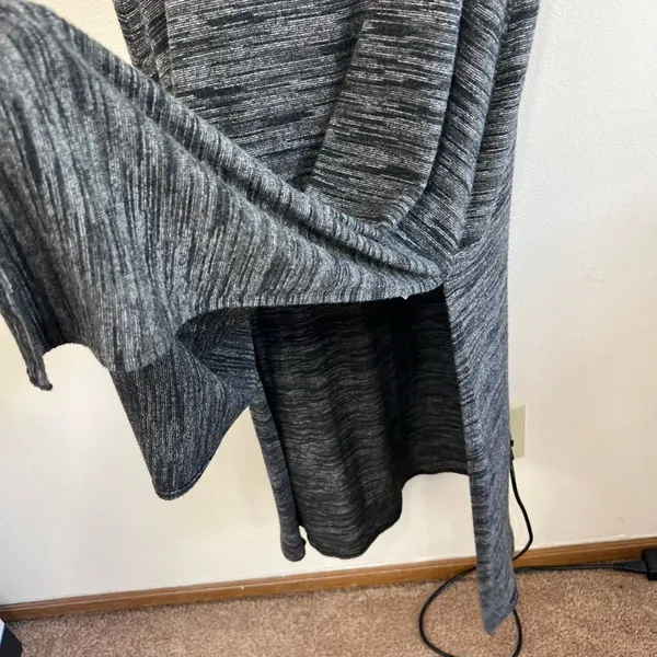 Anthropologie Cloth & Stone Gray Lori Knit Midi Dress Medium Women - Image 5