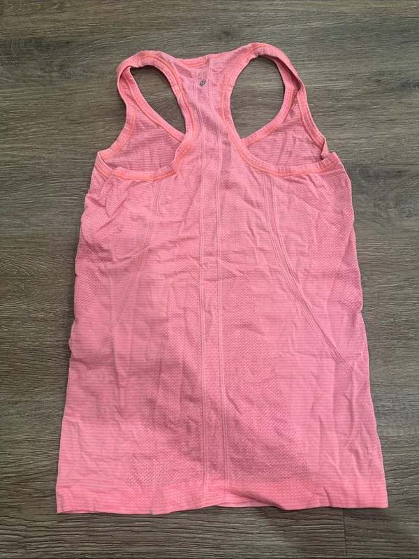 Lululemon Neon Coral Women’s Racerback Tank Top - Image 2