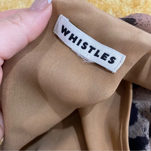 Whistles Flounce Dress Brushed Cheetah‎ Flippy Dress Career Wear - Image 6