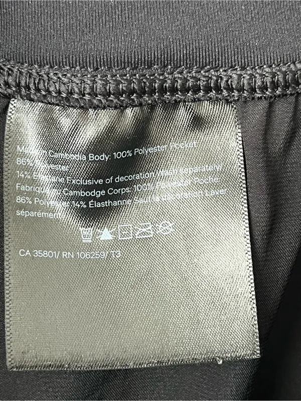 Lululemon Glide Away midi Slip Skirt with pockets Black 6 - Image 12
