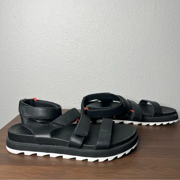 Sorel Black Leather Roaming Multi Strap Gladiator Sandal Women’s Size 9 - Image 2