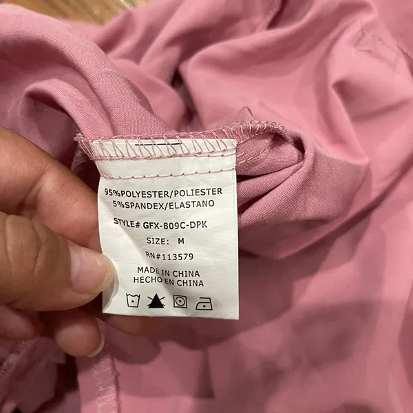 4 Flex
Soft Mauve Short Sleeve Tee Pink Size M - Image 5