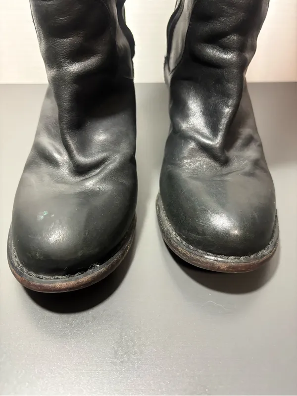 FIORENTINI + BAKER Black Leather Knee - Image 4