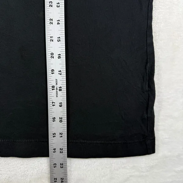 Fear of God Essentials University Crest Black Cotton T-Shirt Size 10 - Image 5