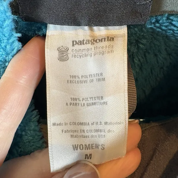 Patagonia R2 Fleece Jacket Womens M Blue Full Zip Regulator Polartec Outdoors - Image 3