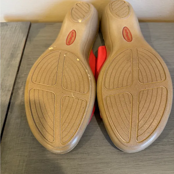 Softspots Pink Coral Leather Open Toe 11 W‎ Style 7302612 Style Floral - Image 6