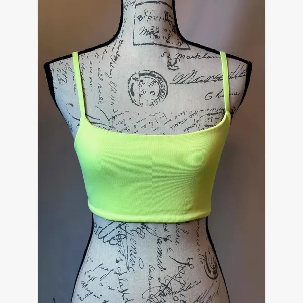 Free People Movement Neon Cami Spaghetti Straps M/L - Image 2