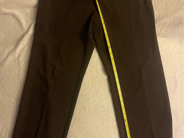 AB Studio Women’s Dark Brown Straight Leg Pants - Image 2