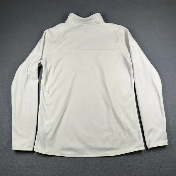 The North Face Fleece Sweater Womens Medium White 1/4 Zip Mock Neck Pullover - Image 10
