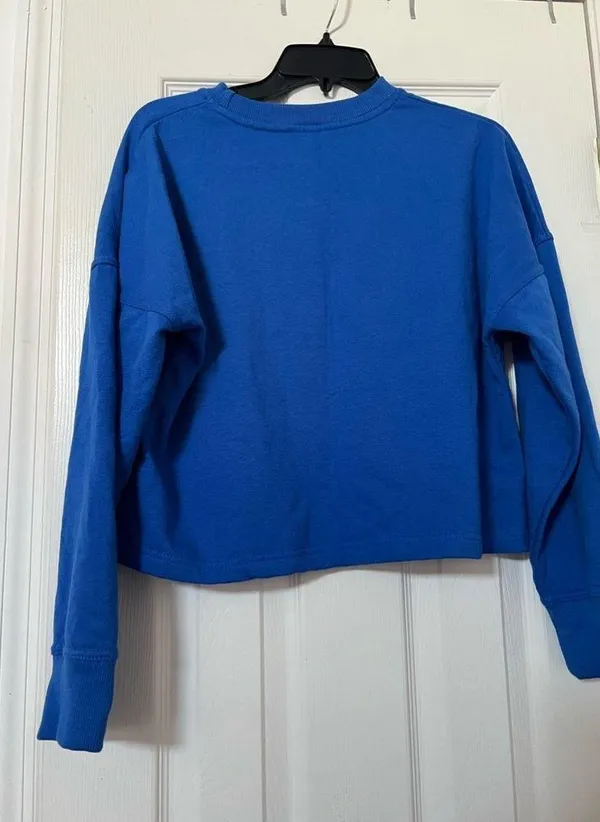 Treat People With Kindness blue sweatshirt - Image 2