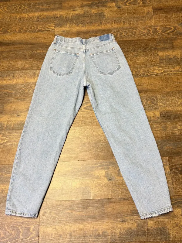 Abercrombie & Fitch the 80s Mom High Rise Jeans Women's 28/6L Retro Pleated - Image 6