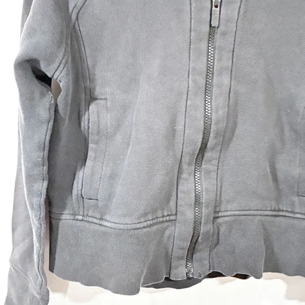 Lululemon Black Scuba Oversized Full-Zip Hoodie Sweatshirt Size 6 - Image 2
