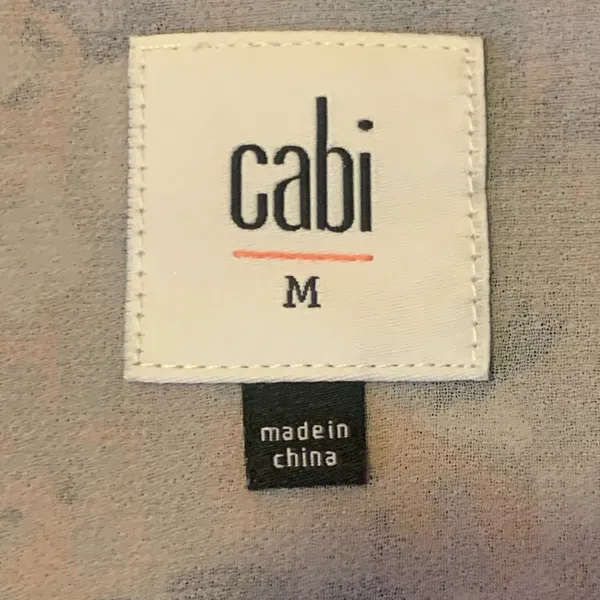 CAbi Dress Medium Multicolor Abstract Mini Pockets Adjustable Straps Lined - Image 4