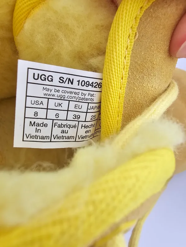 UGG Neumel Canary Yellow Suede Chukka Boots - Women's Size 8 - Image 6