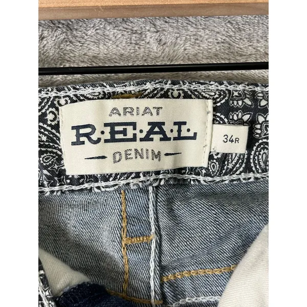 Ariat Ocean Riding Jean Whipstitch Women's Bootcut Western Denim Jeans 34 x‎ 32 - Image 5